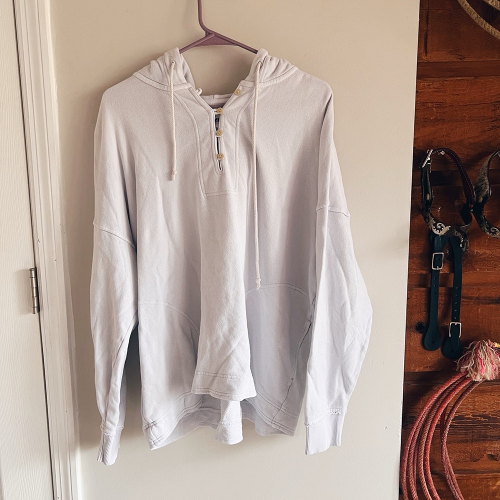Aerie Oversized White Pullover